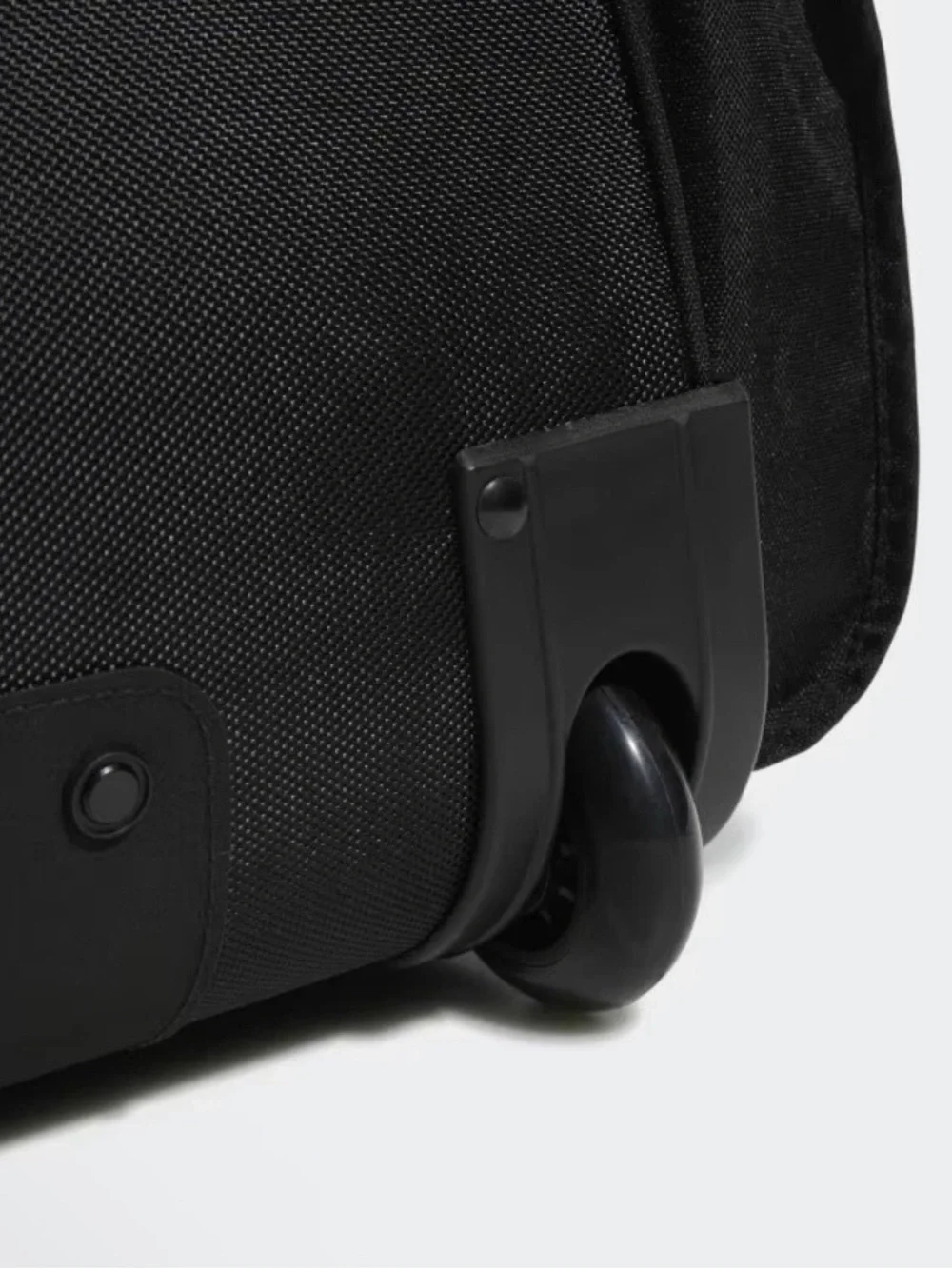 adidas Black Duffel with White Logo